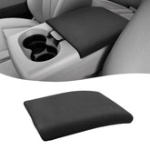 KBH front view of black console cover showing neat fit and protection