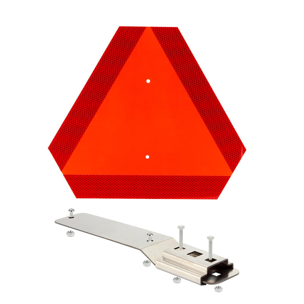 KCGANI front view mounted triangle showing high visibility benefit
