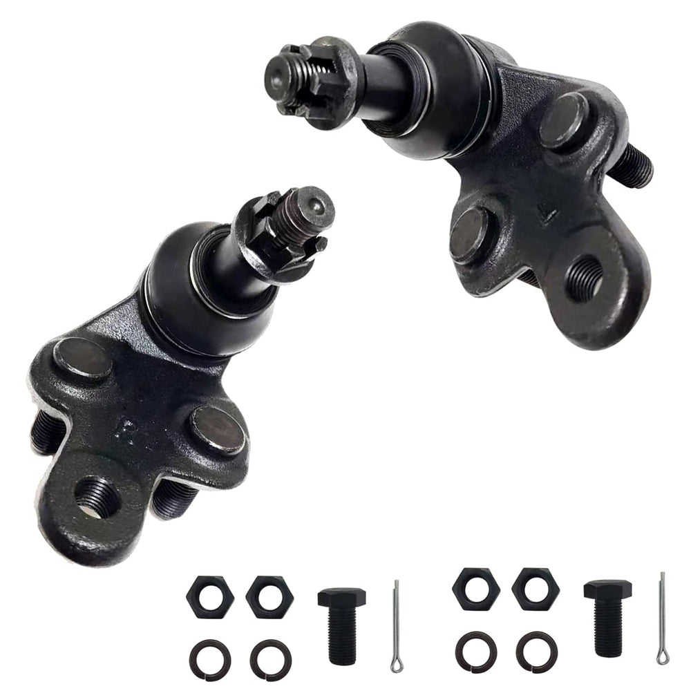 KDSA front lower ball joints in packaging showing fit and part numbers for easy identification