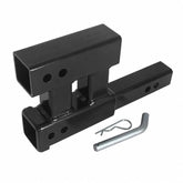 Keazet front view mounted in a 2-inch receiver showing secure fit and extra clearance
