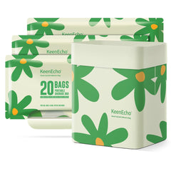 KeenEcho front packaging showing 60 bags and recycled label for convenience