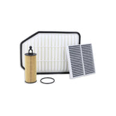 Kefly engine air filter front view showing pleats and fit for airflow improvement