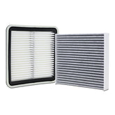 Kefly engine air filter front view showing clean pleats and improved protection