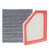 Kefly front packaging showing both engine and cabin filters and kit benefits