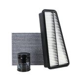 Kefly triple-filter kit box showing contents and easy fit benefits