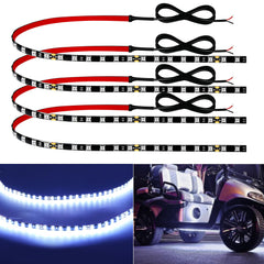 Keiurot front view of 24 inch strip showing slim profile and bright white light