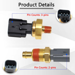 KEJSTED close-up of threaded sensor base showing durable metal construction benefit: leak resistance