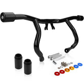 kekykm gloss black crash bar front packaging showing finished look and fit