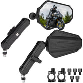 KEMIMOTO front-facing mirror pair showing wide rearview benefit