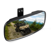 KEMIMOTO front view installed on Polaris Ranger showing wider rear visibility