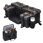 KEMIMOTO front pack mounted on ATV showing expanded storage benefit