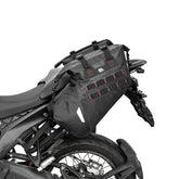 KEMIMOTO front pack view showing balanced 15L per side storage and organization benefit