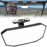 KEMIMOTO front view showing mirror and mounting ready for quick attachment