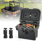 KEMIMOTO front view showing compact bed box and secure lock benefit