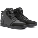 KEMIMOTO front profile boot showing protective silhouette and street style