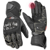KEMIMOTO front view of gloves showing fit and protection benefits