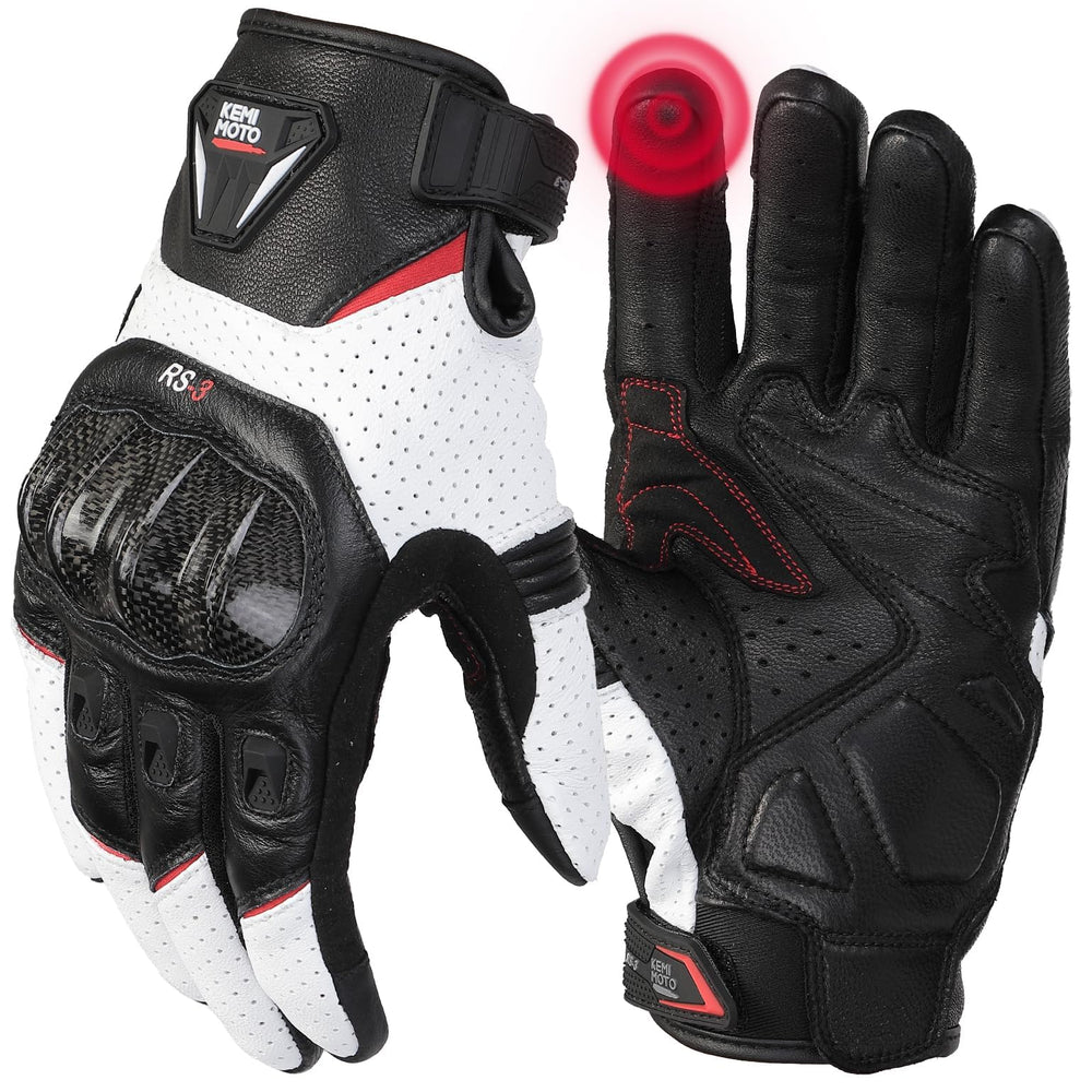KEMIMOTO front view showing glove shape and protection benefits