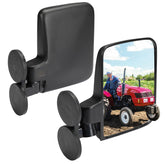 KEMIMOTO front view mounted on tractor showing improved visibility