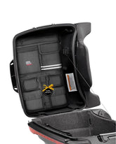 KEMIMOTO front view of organizer showing pocket layout for easy access