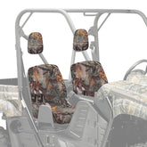 KEMIMOTO front view seat cover fitted on Rhino showing full coverage and protection