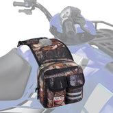 KEMIMOTO front view of tank bag showing compact secure design and quick access