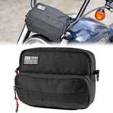 KEMIMOTO front view showing compact bag and quick-access pocket benefit organized carry