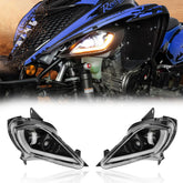 KEMIMOTO front assembly showing full headlight for easy replacement