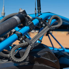 KEMIMOTO detail of rotatable clamp showing angle adjustment benefit to avoid obstacles
