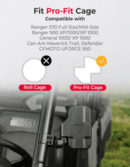 KEMIMOTO side profile showing adjustable ball joint for precise viewing angle