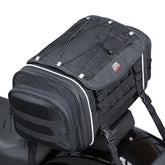 KEMIMOTO front view showing compact cargo and secure straps for reliable carry