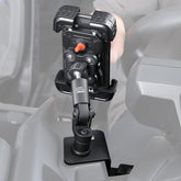 KEMIMOTO front view mounted on X3 dashboard showing secure hold and visibility