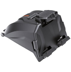 KEMIMOTO front view of X3 tablet holder mounted, shows secure dash placement and easy access