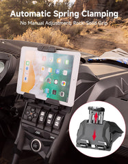 KEMIMOTO X3 storage compartment open revealing phone, keys and gloves for organized storage
