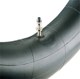 Kenda tube front view in red showing product and durable construction benefit