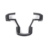 Keptrim front view steering wheel trim showing sleek upgrade and protection