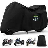 KERANTY cover front view on BMW R1300GS showing full fit and protection