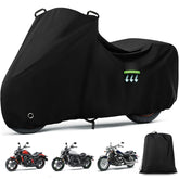 KERANTY front view on Kawasaki Vulcan showing full protection and weather resistance