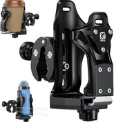Kewig front view of cup holder showing compact durable design and easy mounting