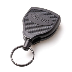 KEY-BAK front view of locking keychain showing compact durable design and secure carry