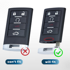 Keyecu rear cover with model and FCC ID labeling for quick part verification