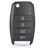 Keyecu front view showing 4-button layout and improved grip benefit