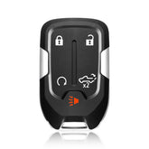 Keylessbest front view of HYQ1ES remote showing five buttons and easy operation