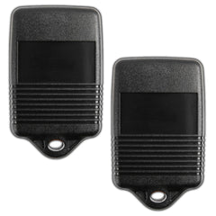 KeylessOption rear case detail of remote showing snap fit and model markings, durable replacement benefit