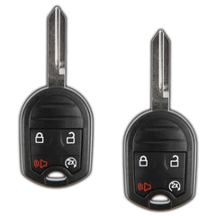 KeylessOption front view of two-pack remote showing ready-to-program benefit