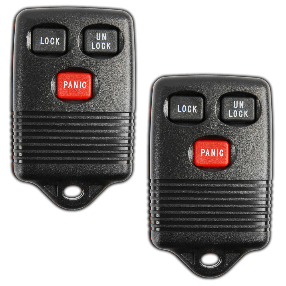 KeylessOption front view of GQ43VT4T remote showing buttons and case, quick identification benefit