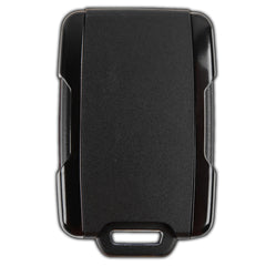 KeylessOption remote back label close-up showing part number for fast vehicle matching