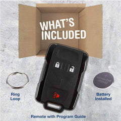 KeylessOption remote button close-up highlighting tactile feel and durable construction