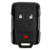 KeylessOption remote front view showing three-button layout and clear icons for easy control