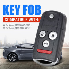 Keymall detailed shot of four buttons for clear lock unlock trunk panic use