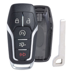 Keymall front view of fob shell showing buttons and fresh housing benefit
